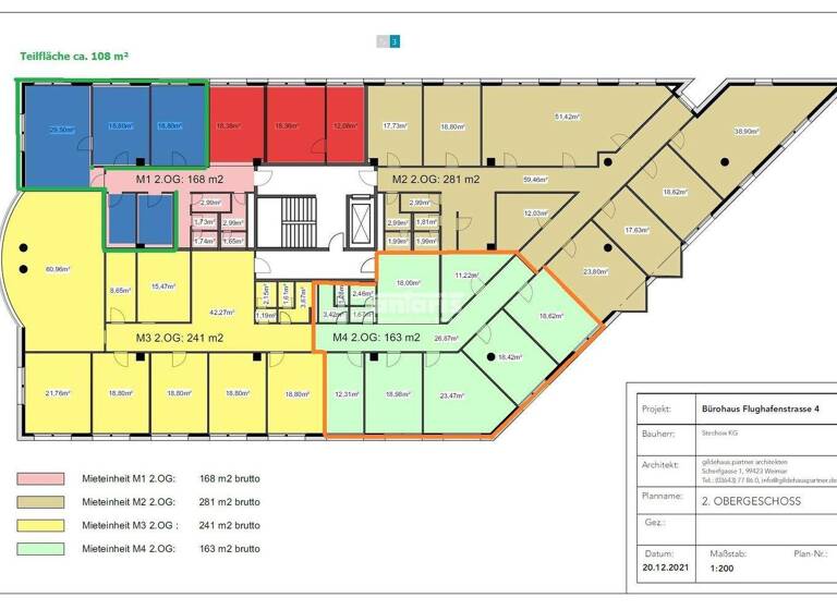 Bürofläche zur Miete 10,50 € 108 m² Bürofläche teilbar ab 108 m² Bindersleben Erfurt 99092