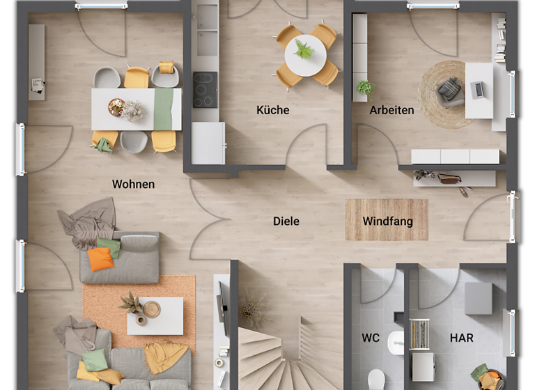 Einfamilienhaus zum Kauf - Neubau 391.060 € 6 Zimmer 151 m²<br/>Wohnfläche 952 m²<br/>Grundstück Nägelstedt Nägelstedt 99947