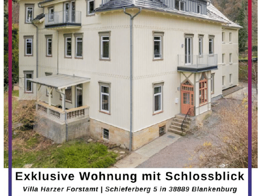 Wohnung zur Miete 1.010 € 3 Zimmer 84 m² Geschoss 3/3 frei ab sofort Schieferberg 5 Blankenburg Blankenburg 38889