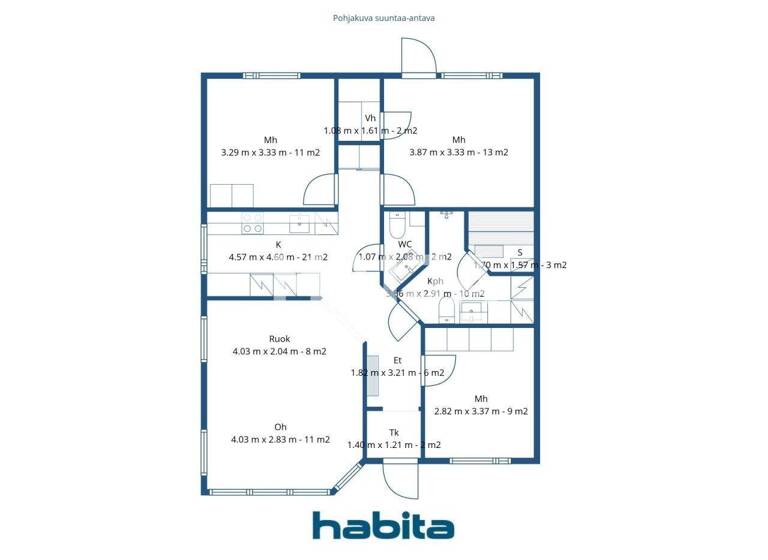 Doppelhaushälfte zum Kauf 229.000 € 4 Zimmer 87 m² 1.270 m² Grundstück Notkelmatie 1 Porvoo 06450
