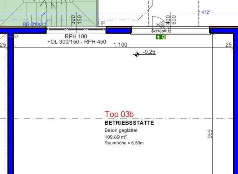 Lagerhalle zur Miete 1.250 € 109,9 m² Lagerfläche Regau 4844
