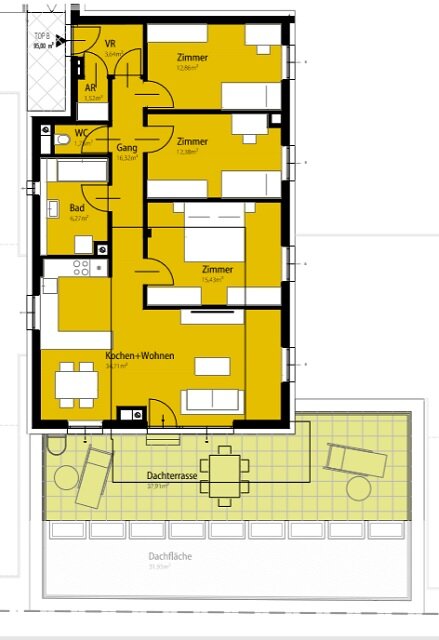 Studio zum Kauf 309.900 € 4 Zimmer 95 m²<br/>Wohnfläche 1.<br/>Geschoss ab sofort<br/>Verfügbarkeit Etrichgasse 15 Wiener Neustadt(Stadt) 2700