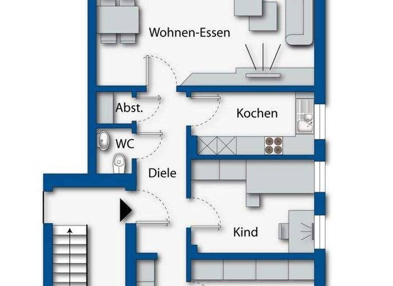 Wohnung zum Kauf 209.000 € 3 Zimmer 77,9 m² EG Lüdenscheid 58509