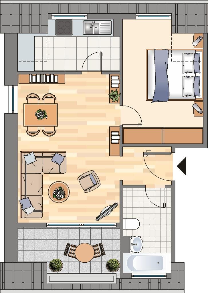 Wohnung zur Miete 359 € 2,5 Zimmer 46 m²<br/>Wohnfläche 3.<br/>Geschoss 01.03.2025<br/>Verfügbarkeit Rübezahlweg 39 Kemminghausen Dortmund 44339