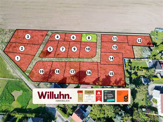 Grundstück zum Kauf 110.400 € 460 m² Grundstück Krostitz Krostitz 04509