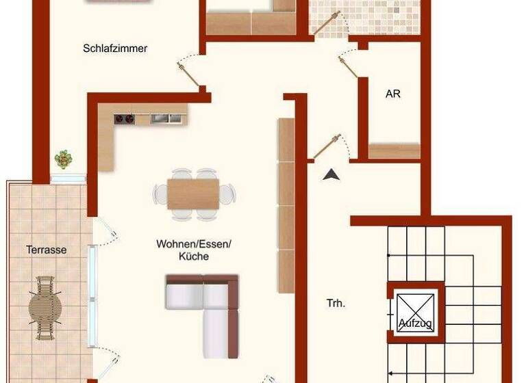 Wohnung zur Miete 880 € 2 Zimmer 104 m² 2. Geschoss frei ab 01.05.2026 Weinsteige 10 Bad Mergentheim 97980