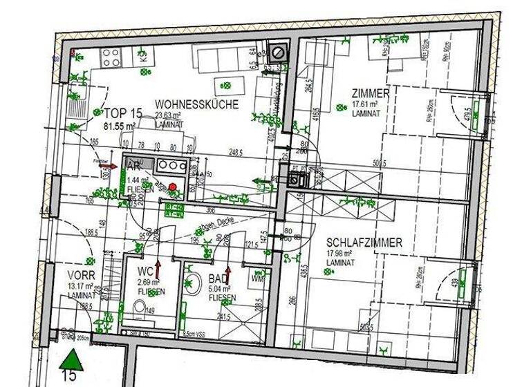 Wohnung zur Miete 706 € 81,6 m² Brückenplatz 1/15 Pulkau 3741