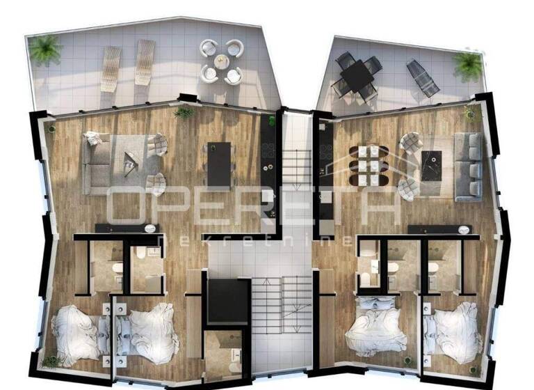 Wohnung zum Kauf 525.000 € 3 Zimmer 77 m² 2. Geschoss Korcula