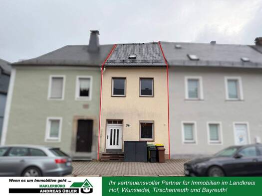 Reihenmittelhaus zum Kauf 129.000 € 4 Zimmer 133 m² 81 m² Grundstück Weißenstadt Bad Weißenstadt 95163