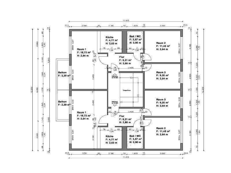 Wohnung zur Miete 287 € 3 Zimmer 55,8 m²<br/>Wohnfläche 4.<br/>Geschoss Wolfgang-Borchert-Straße 46 Westliche Neustadt Halle (Saale) 06126