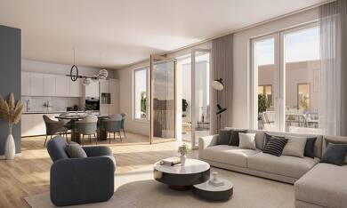 Penthouse zum Kauf - Neubau provisionsfrei 599.900 € 3 Zimmer 96,9 m² Am Sportfeld 1 Bad Vilbel Bad Vilbel 61118