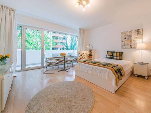 Wohnung zur Miete Wohnen auf Zeit 1.365 € 1 Zimmer 40 m² frei ab sofort Sachsenhausen Frankfurt am Main 60598