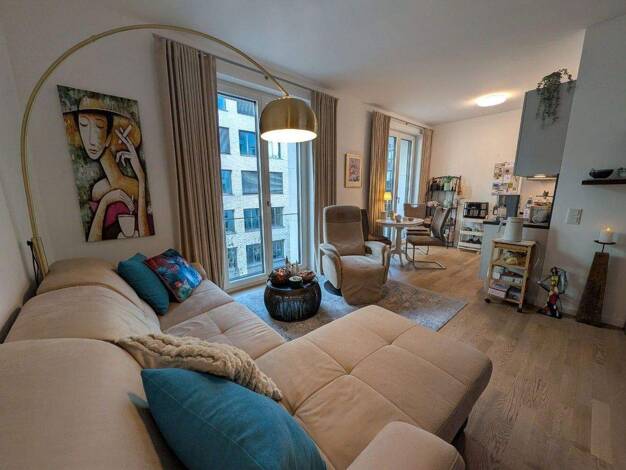 Wohnung zur Miete 1.490 € 2 Zimmer 55,4 m² 3. Geschoss frei ab 01.02.2026 Mühlenstraße 20 Friedrichshain Berlin 10243