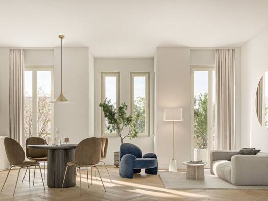 Wohnung zum Kauf - Neubau 590.000 € 2 Zimmer 63,5 m² 1. Geschoss Ausstellungsstraße 29 Leopoldstadt 1020