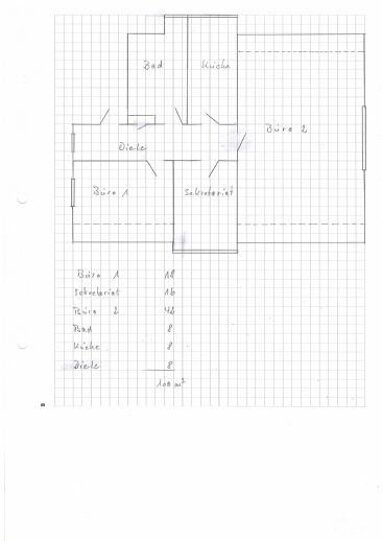 Bürofläche zur Miete provisionsfrei 9,47 € 3 Zimmer 95 m² Bürofläche Willich Willich 47877