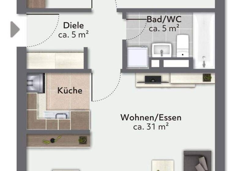 Wohnung zum Kauf 245.000 € 2 Zimmer 62 m² Aising Rosenheim 83026