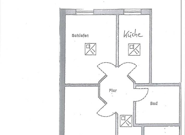 Terrassenwohnung zur Miete 1.199 € 3 Zimmer 89 m² EG frei ab sofort Bornaische Straße 77/79 Connewitz Leipzig 04277