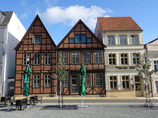 Wohnung zur Miete 520 € 1 Zimmer 13 m² 2 Geschosse frei ab sofort Schlachterstr. 9 Altstadt Schwerin 19055