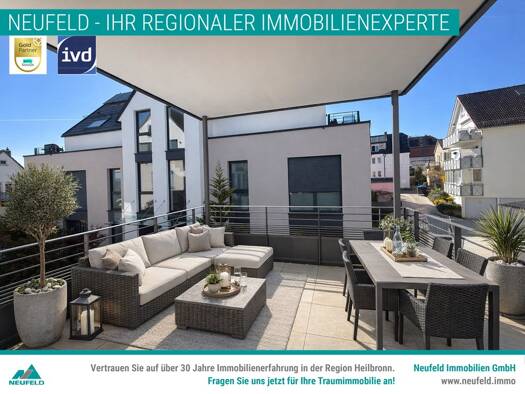 Studio zur Miete 780 € 1 Zimmer 45 m² 1. Geschoss frei ab 01.07.2026 Hirschstraße 40/2 Neckargartach Heilbronn / Neckargartach 74078