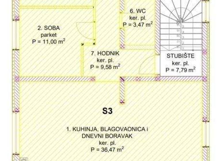 Wohnung zum Kauf 450.000 € 4 Zimmer 143 m² 2. Geschoss Vis