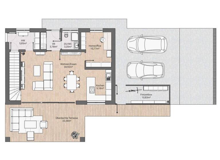 Einfamilienhaus zum Kauf - Erstbezug 633.000 € 5 Zimmer 142 m² 546 m² Grundstück Grafenstein 9131