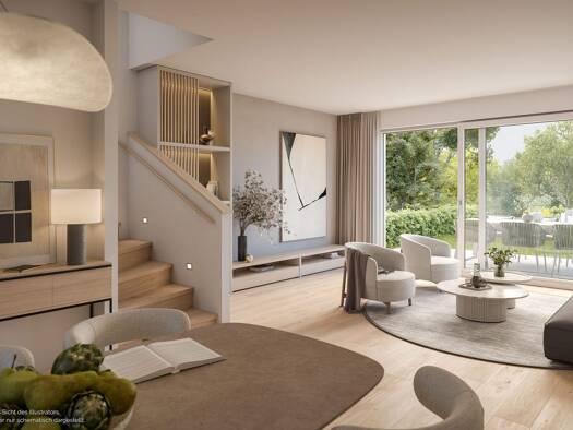 Reihenendhaus zum Kauf - Neubau provisionsfrei 1.480.000 € 5 Zimmer 144,8 m² 291 m² Grundstück Rotdornweg 35 a Am Wald Taufkirchen 82024