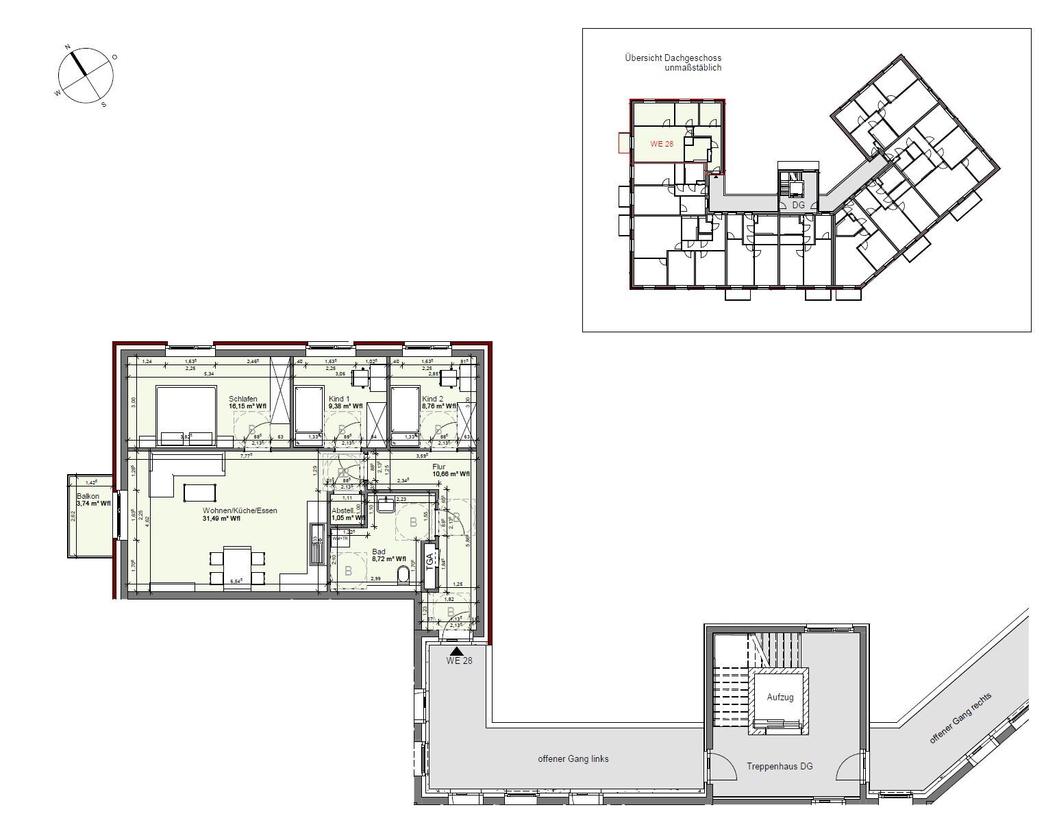 Wohnung zur Miete nur mit Wohnberechtigungsschein 523 € 4 Zimmer 87,1 m²<br/>Wohnfläche 3.<br/>Geschoss ab sofort<br/>Verfügbarkeit Familie-Cohn-Straße 2 Vier Boizenburg/Elbe 19258