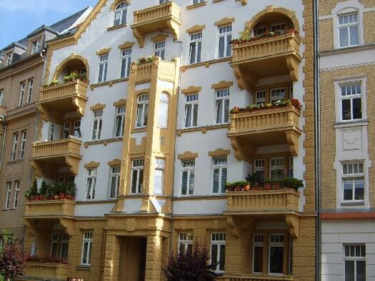 Wohnung zur Miete 370 € 2 Zimmer 56,5 m² 4. Geschoss frei ab sofort Leonhardtstraße 36 Kaßberg Chemnitz 09112