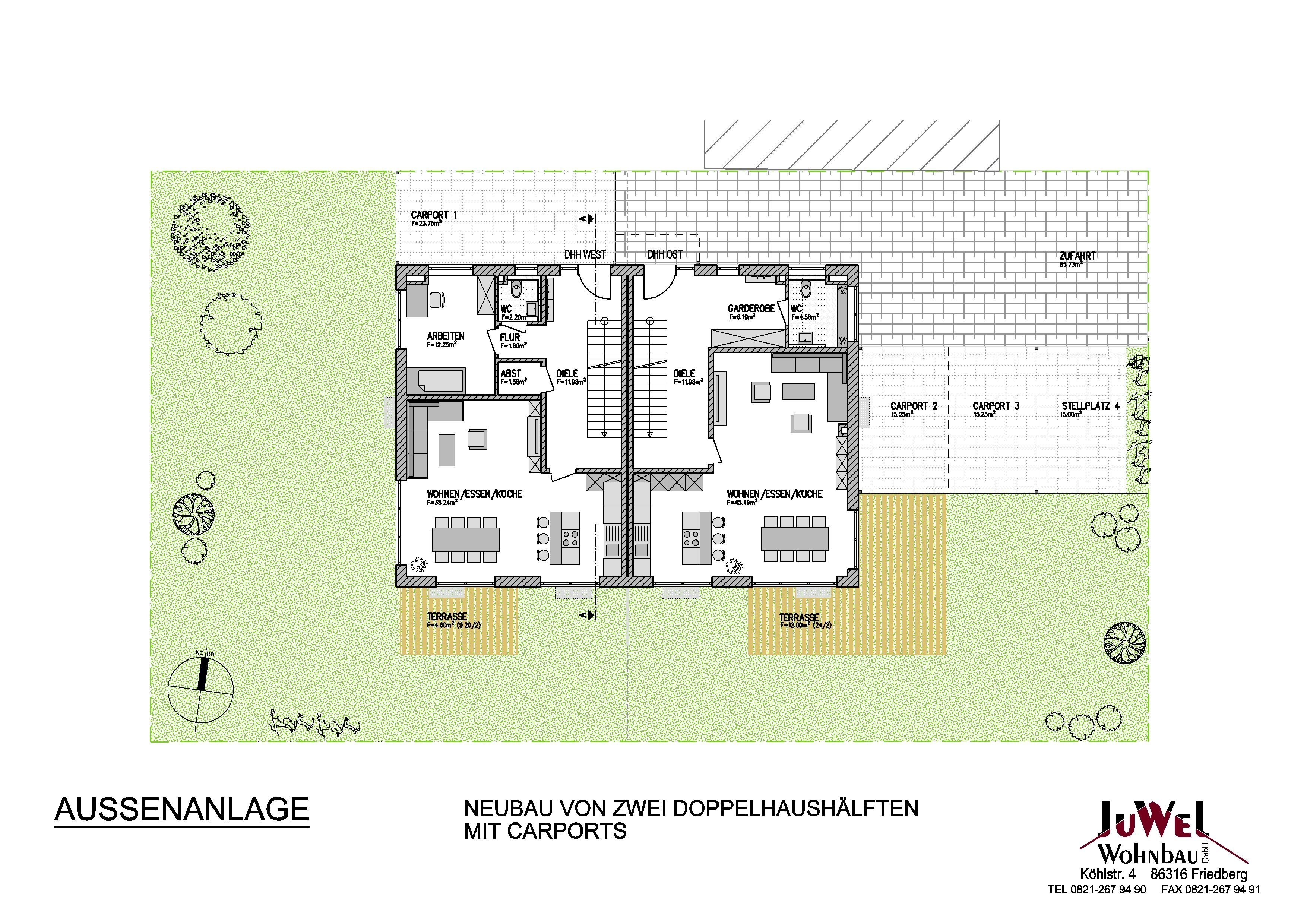 Doppelhaushälfte zum Kauf provisionsfrei 1.130.000 € 5,5 Zimmer 176 m²<br/>Wohnfläche 326 m²<br/>Grundstück Friedberg Friedberg 86316