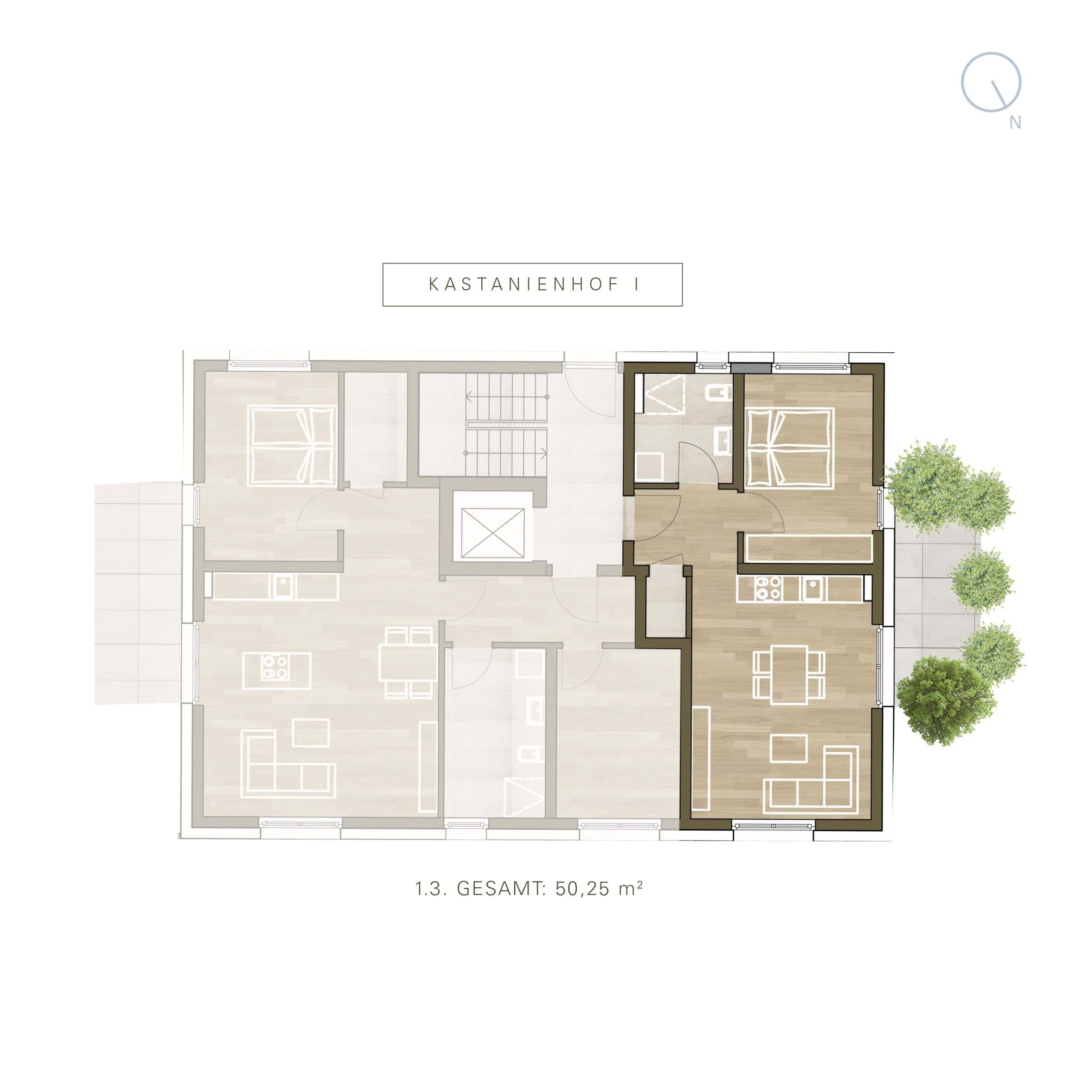 Wohnung zum Kauf provisionsfrei 219.000 € 2 Zimmer 50,3 m²<br/>Wohnfläche Würzburger Str. 28 Hettstadt 97265