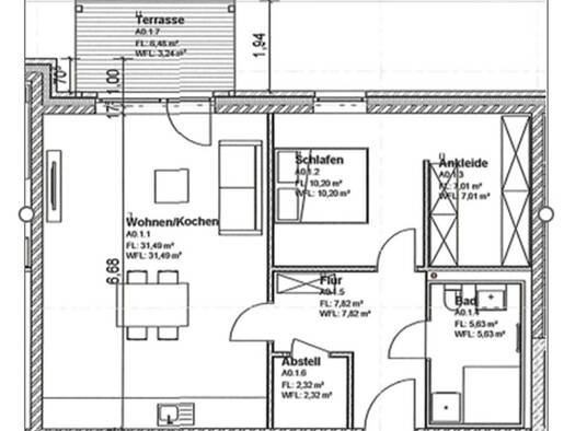 Wohnung zur Miete - Erstbezug 873 € 3 Zimmer 67,1 m² EG Alter Mühlenweg 1c Bad Bevensen 29549