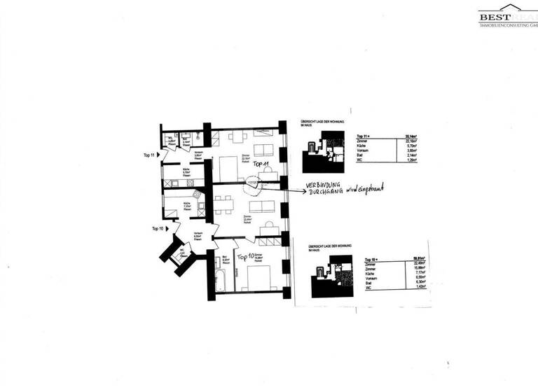 Wohnung zum Kauf 595.000 € 5 Zimmer 95 m² 1. Geschoss Fendigasse Wien 1050