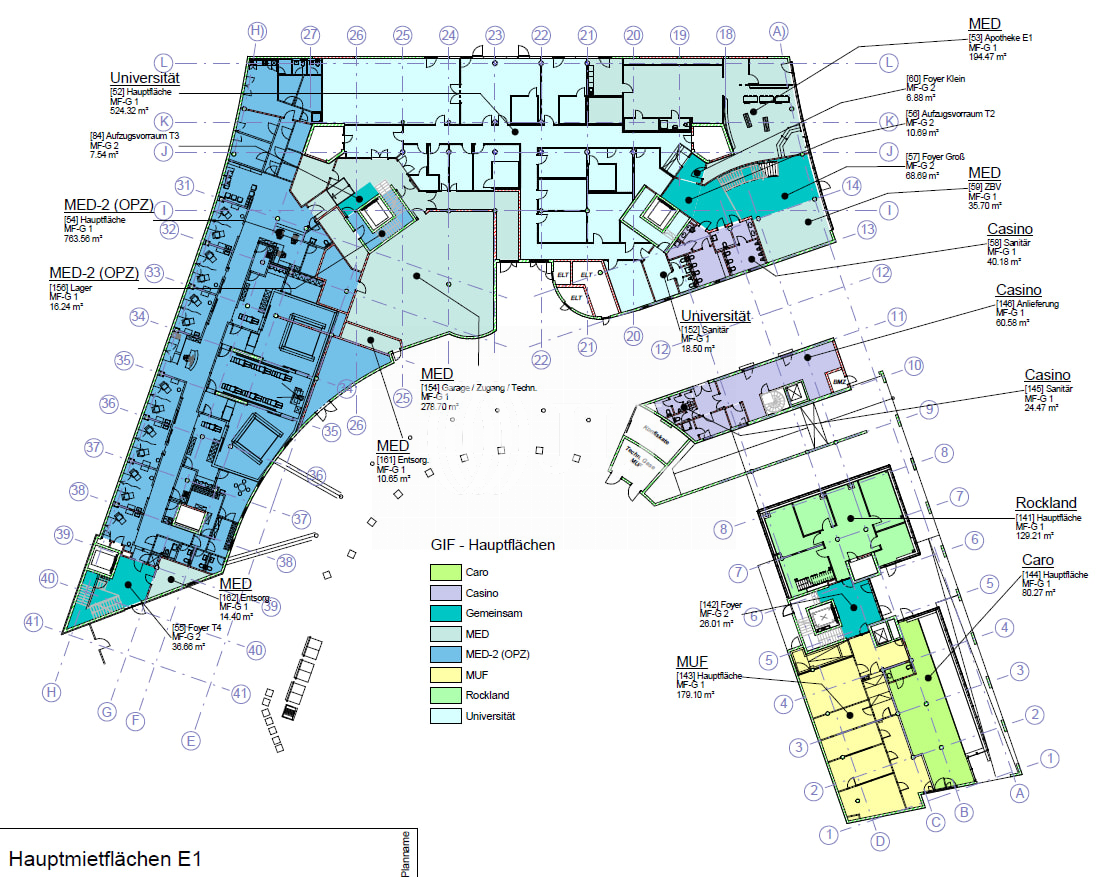 Bürofläche zur Miete 851,6 m²<br/>Bürofläche ab 400 m²<br/>Teilbarkeit Hartenberg/Münchfeld Mainz 55122