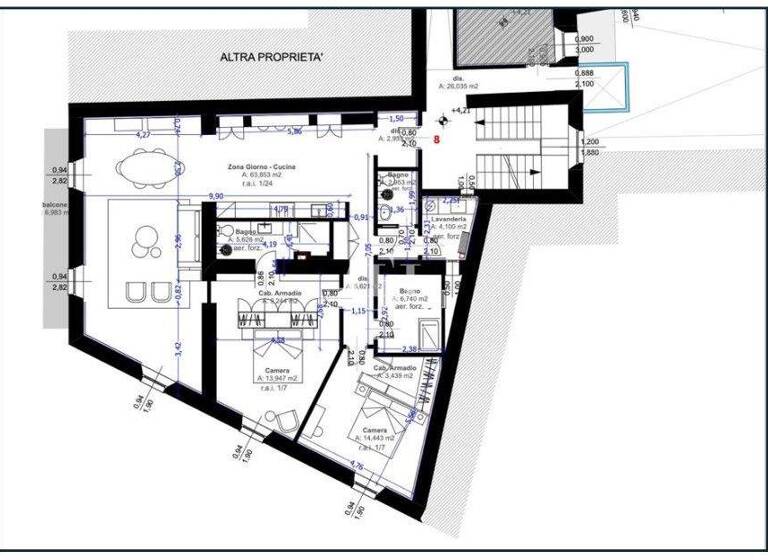 Wohnung zum Kauf 990.000 € 3 Zimmer 135 m² 1. Geschoss Desenzano del Garda 25015