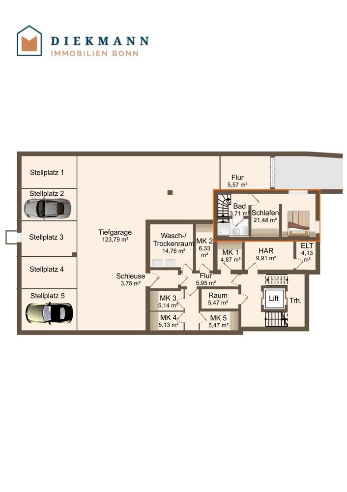 Maisonette zum Kauf 725.000 € 4 Zimmer 119 m²<br/>Wohnfläche EG<br/>Geschoss Li-Kü-Ra Bonn / Ramersdorf 53227