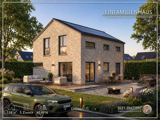 Einfamilienhaus zum Kauf 689.100 € 5 Zimmer 136 m² 500 m² Grundstück Hennef Hennef (Sieg) 53773
