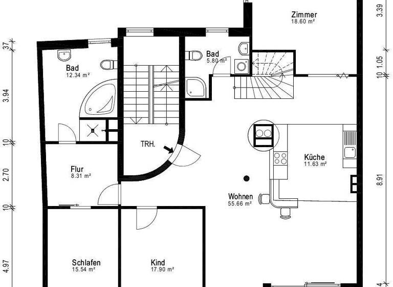 Terrassenwohnung zum Kauf 985.000 € 4 Zimmer 166 m² frei ab sofort Gesundbrunnen Berlin 13355