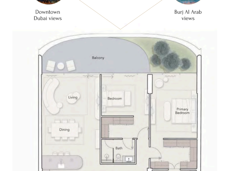 Wohnung zum Kauf 2.936.066 € 3 Zimmer 179 m² Dubai