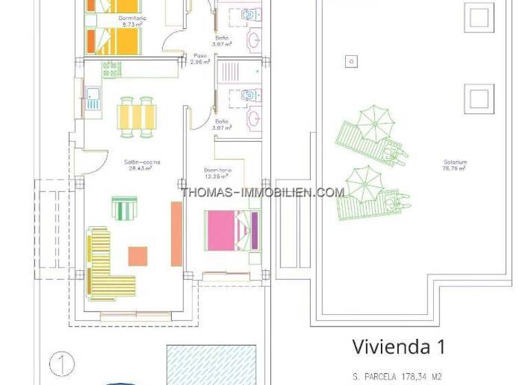 Villa zum Kauf 329.900 € 4 Zimmer 85 m² 158 m² Grundstück San Javier 30730