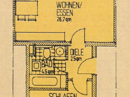 Wohnung zur Miete 590 € 2 Zimmer 54,8 m² 2. Geschoss Galgenberg Regensburg 93053