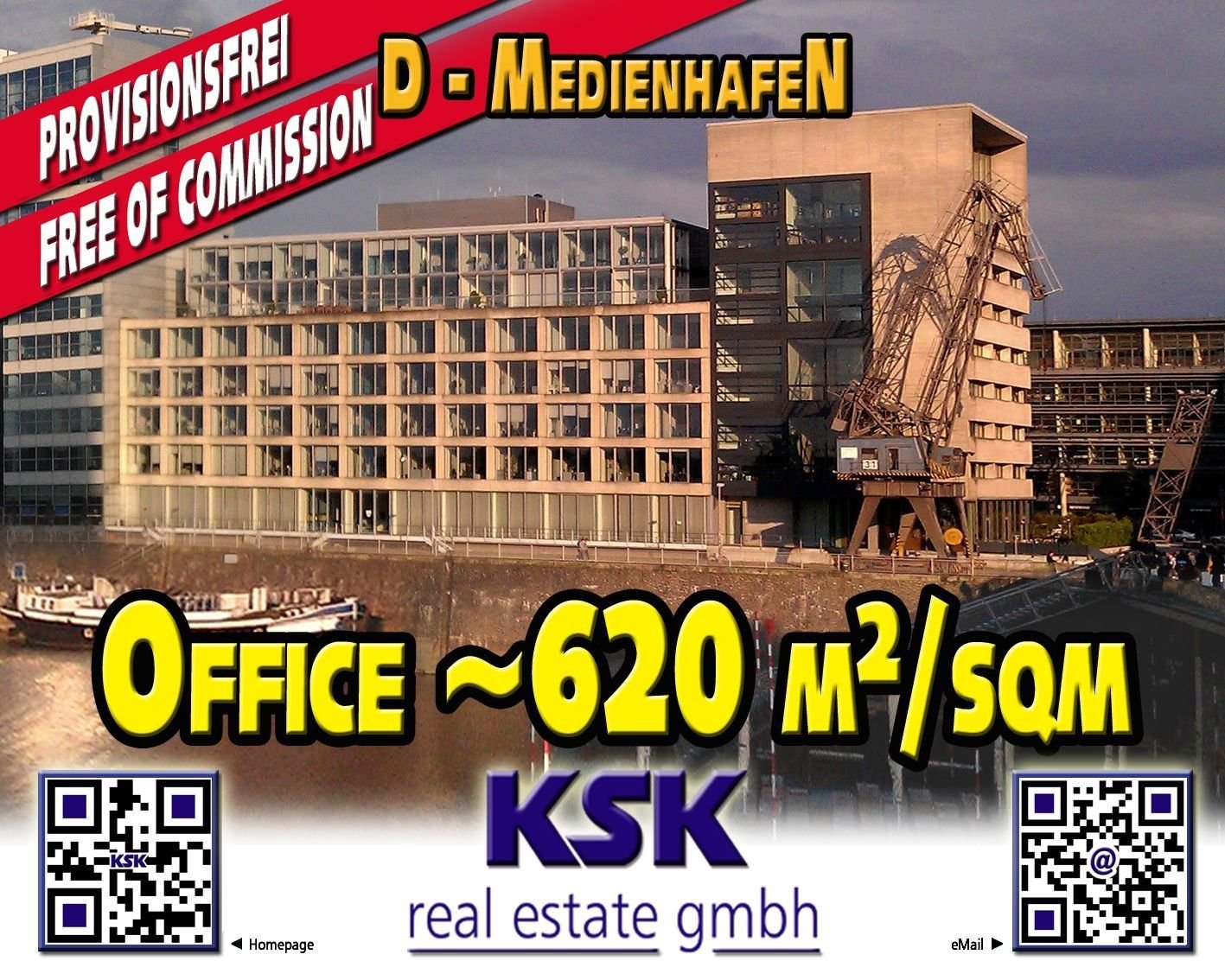 Bürofläche zur Miete provisionsfrei 19,50 € 620 m²<br/>Bürofläche von 410 m² bis 1.030 m²<br/>Teilbarkeit Unterbilk Düsseldorf 40219