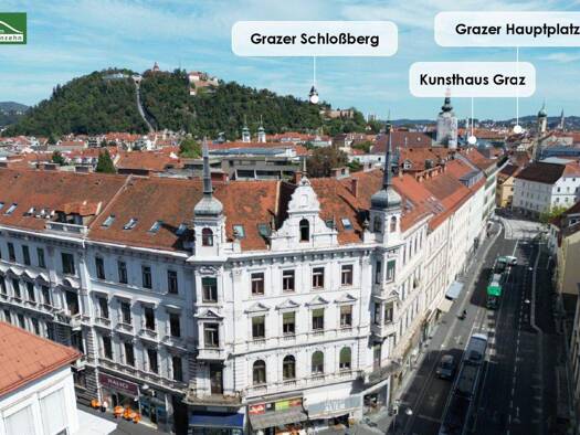 Wohnung zur Miete 1.105 € 3 Zimmer 120,8 m² 3. Geschoss Annenstraße 19 Gries Graz 8020