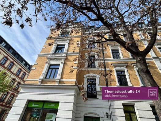 Wohnung zum Kauf 200.000 € 3 Zimmer 95,6 m² Thomasiusstraße 14 Innenstadt Halle 06110