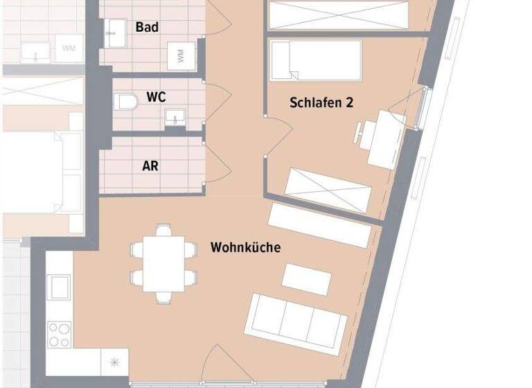 Wohnung zum Kauf - Erstbezug 310.500 € 3 Zimmer 74 m² 2. Geschoss Wetzelsdorf Graz 8053