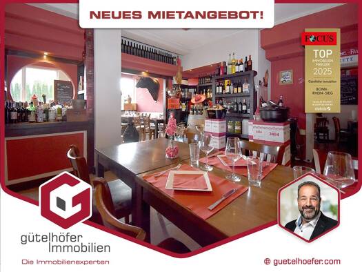 Restaurant zur Miete 1.200 € 105 m² Gastrofläche Rheinbach 53359