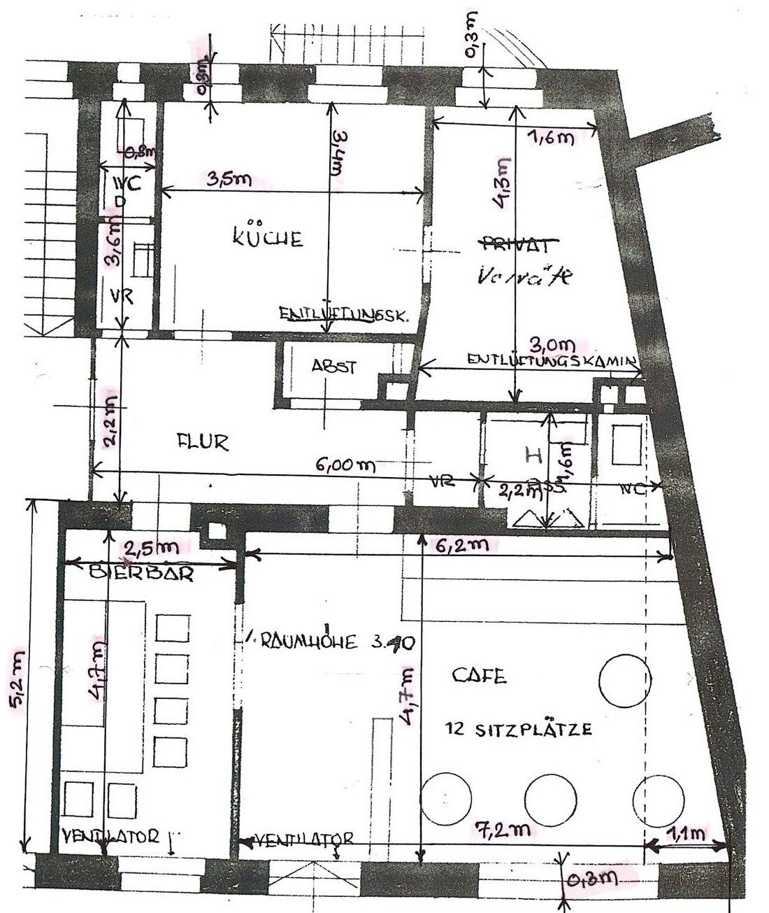 Restaurant zur Miete 1.500 € 92 m²<br/>Gastrofläche Ludwigsfeld Nürnberg 90478