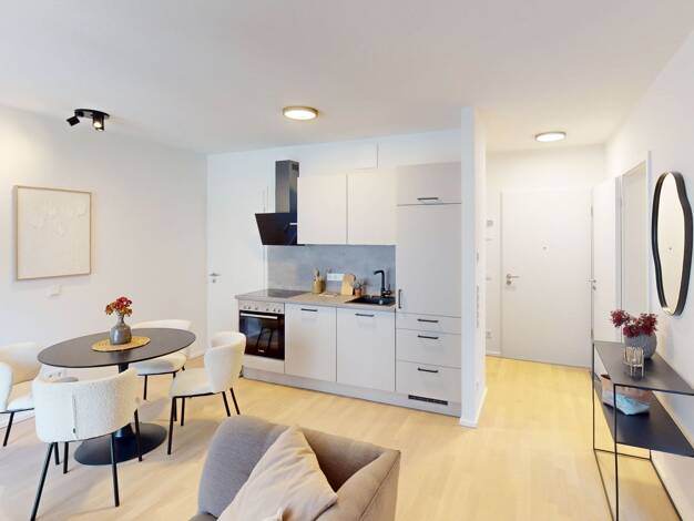 Wohnung zur Miete - Erstbezug 825 € 1 Zimmer 31,7 m² EG frei ab 01.04.2027 Robert-Stolz-Straße 9 Mörsenbroich Düsseldorf 40470