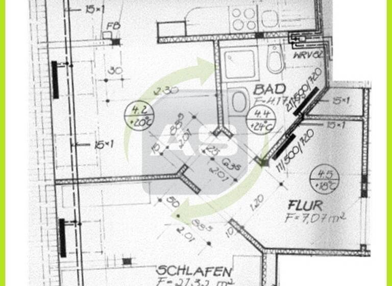 Wohnung zur Miete 420 € 2 Zimmer 69,9 m² 3. Geschoss Eduard-Soermus-Straße 51 Niederplanitz Zwickau 08062