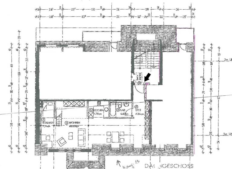 Maisonette zum Kauf 74.850 € 1,5 Zimmer 60 m² 4. Geschoss Barbarossastraße 22 Kaßberg Chemnitz / Kaßberg 09112