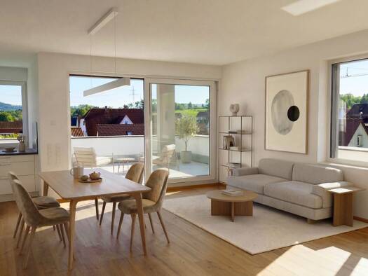 Penthouse zur Miete - Erstbezug 1.500 € 4,5 Zimmer 149,6 m² 2. Geschoss frei ab sofort Egartenstraße Trossingen Trossingen 78647